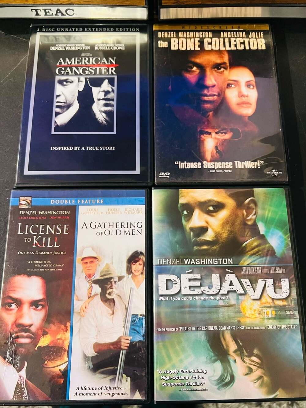 Denzel Washington DVD Movie Lot